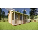 Дачный домик из минибруса 6м х 3м (+1м Веранда) 