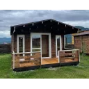 Дачный дом 6м*4,5м из минибруса с Верандой 